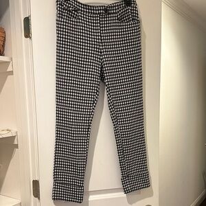 Anthropologie B&W Checkered Pants